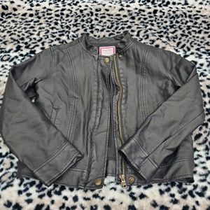 Kids faux leather jacket